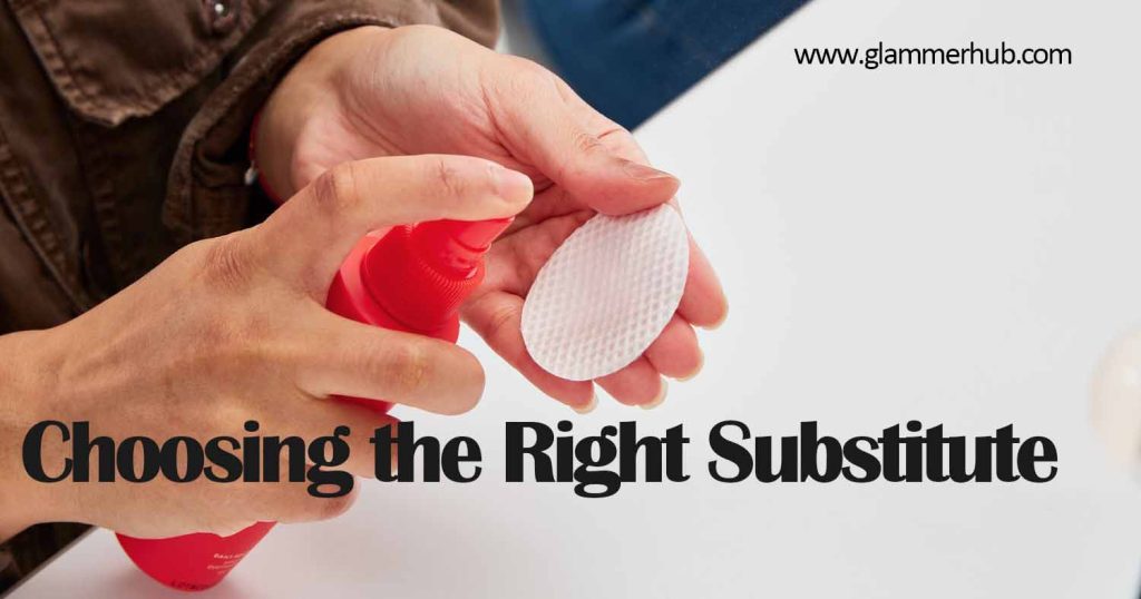 Choosing the Right Substitute