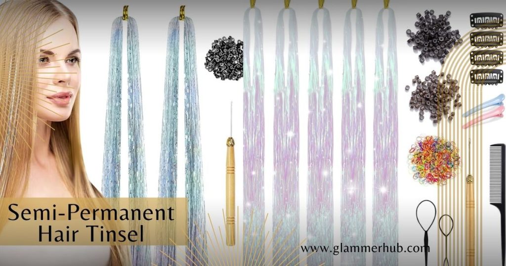 Semi-Permanent Hair Tinsel