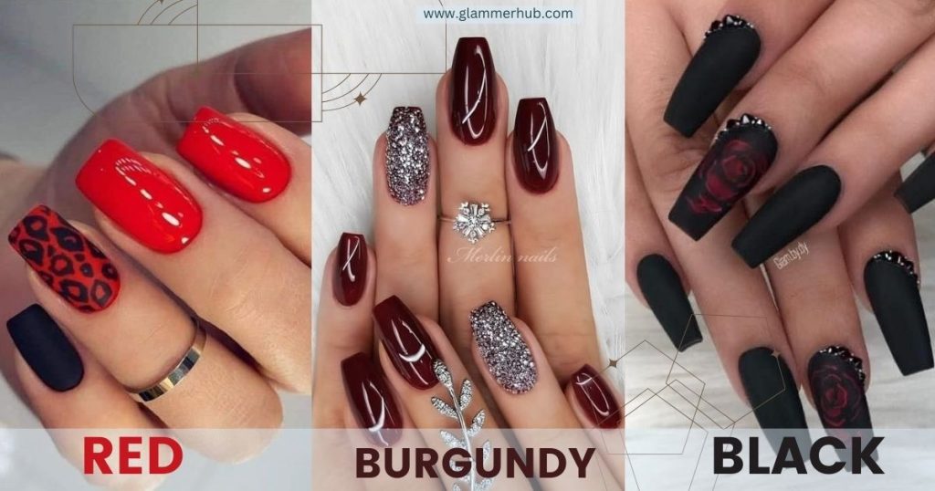 Red Burgundy Black