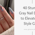 gray nail designs