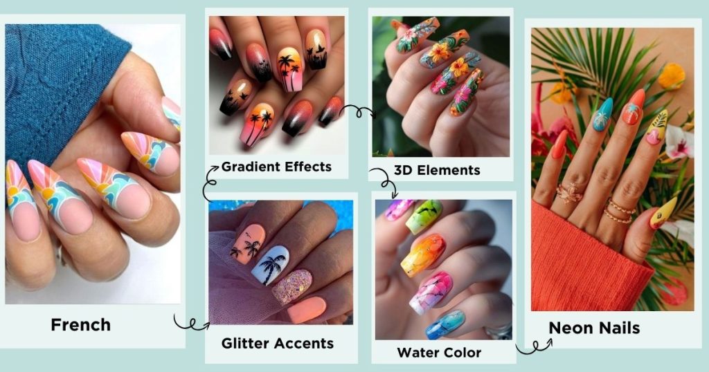 Creative Tropical Nail Art Ideas