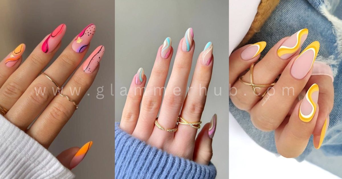 19 Stunning Swirl Nail Designs You'll Love