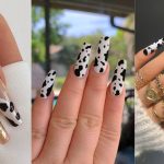 25+ Stunning Cow Print Nails Designs to Try