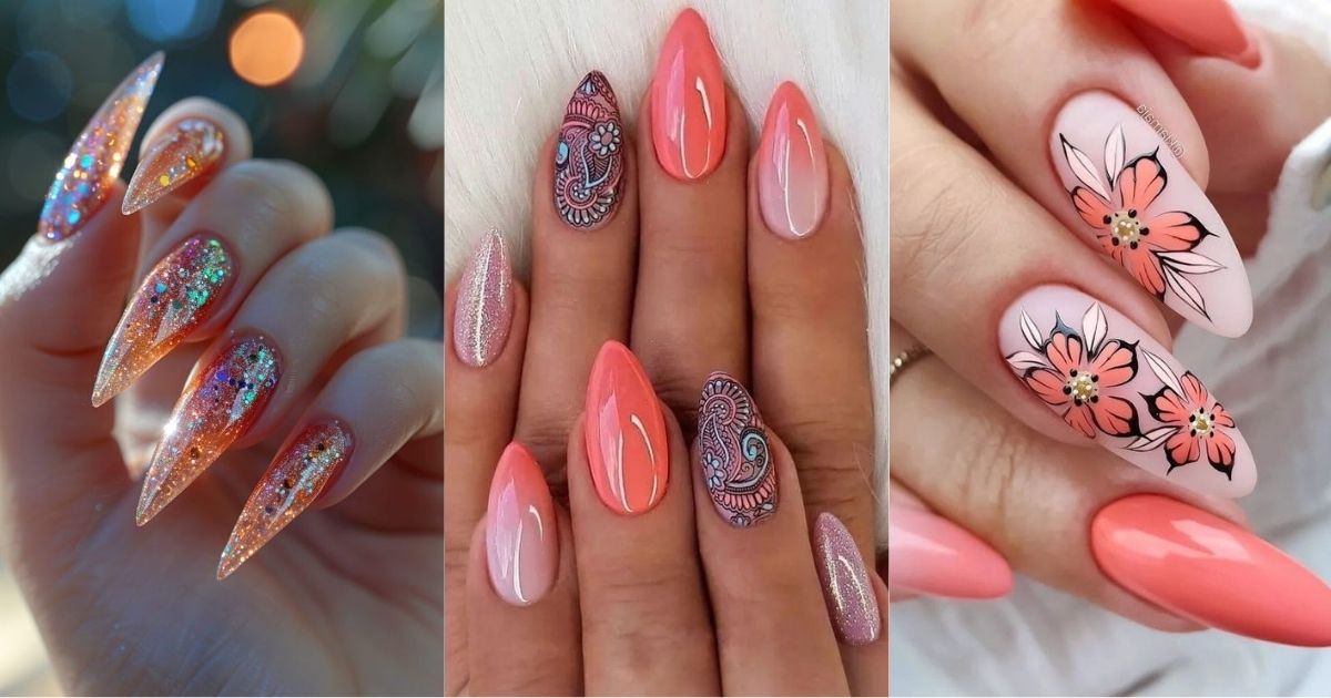 35 Coral Nail Designs for a Gorgeous Summer Look