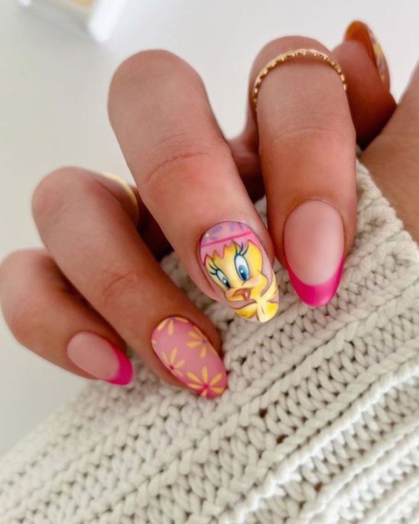 Cartoon Character Nail Designs