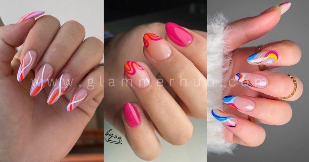 French Swirl Nail Accents