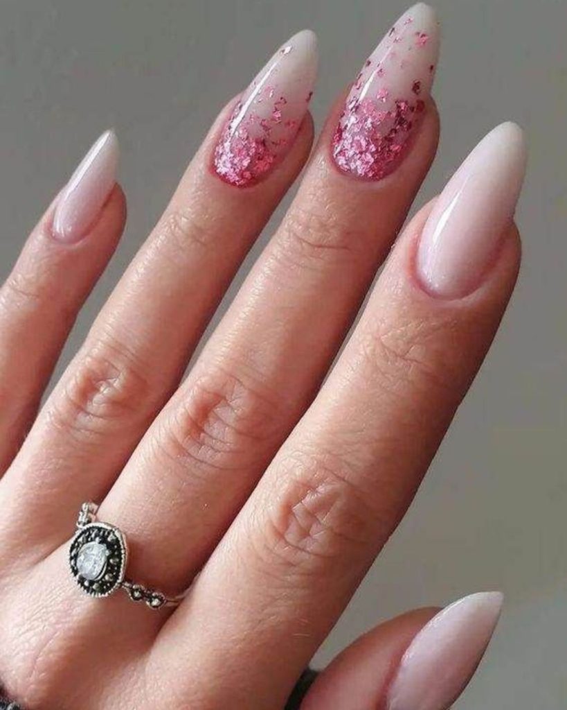 Glitter Ombre Nails