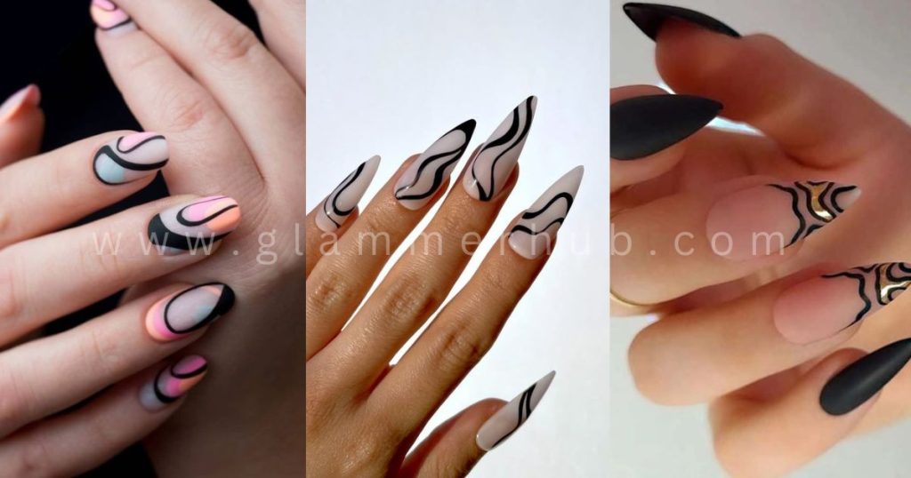 Matte Black Nail Designs