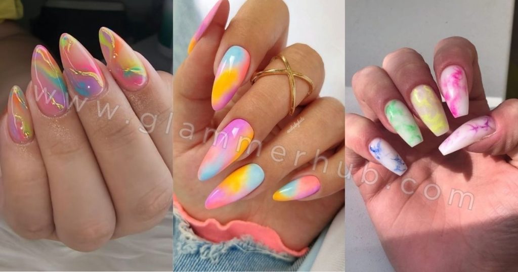 Pastel Marble Effect