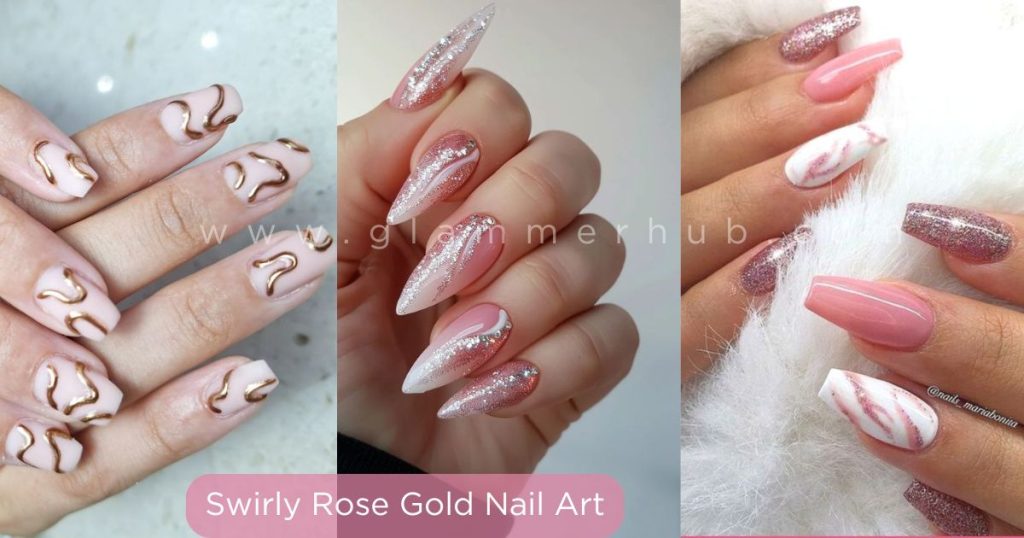 Swirly Rose Gold 