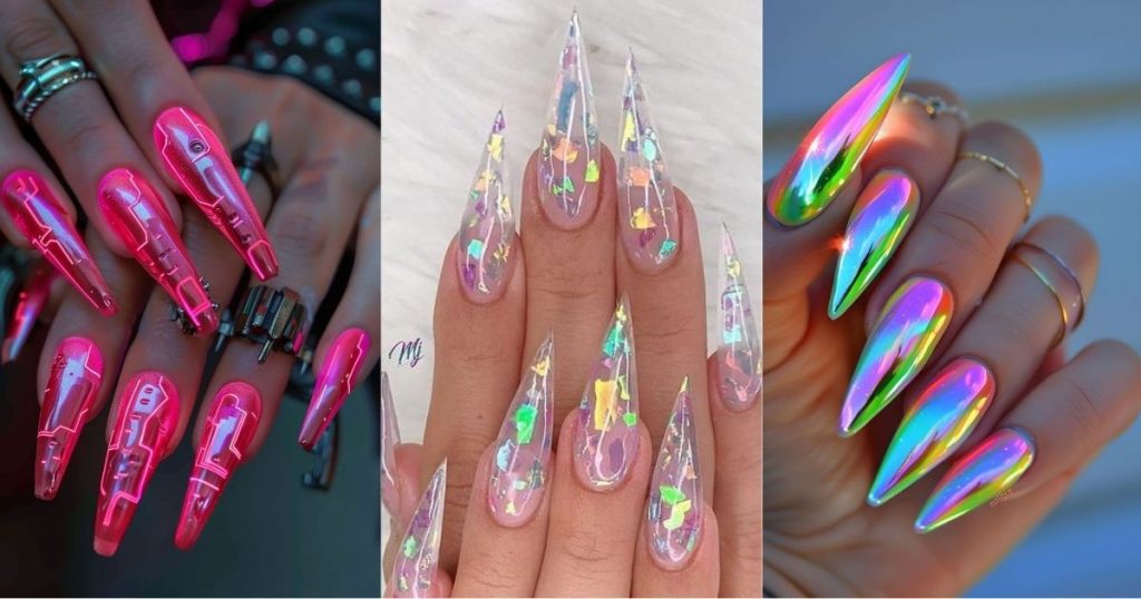 Trendy and Modern Stiletto Nail Ideas