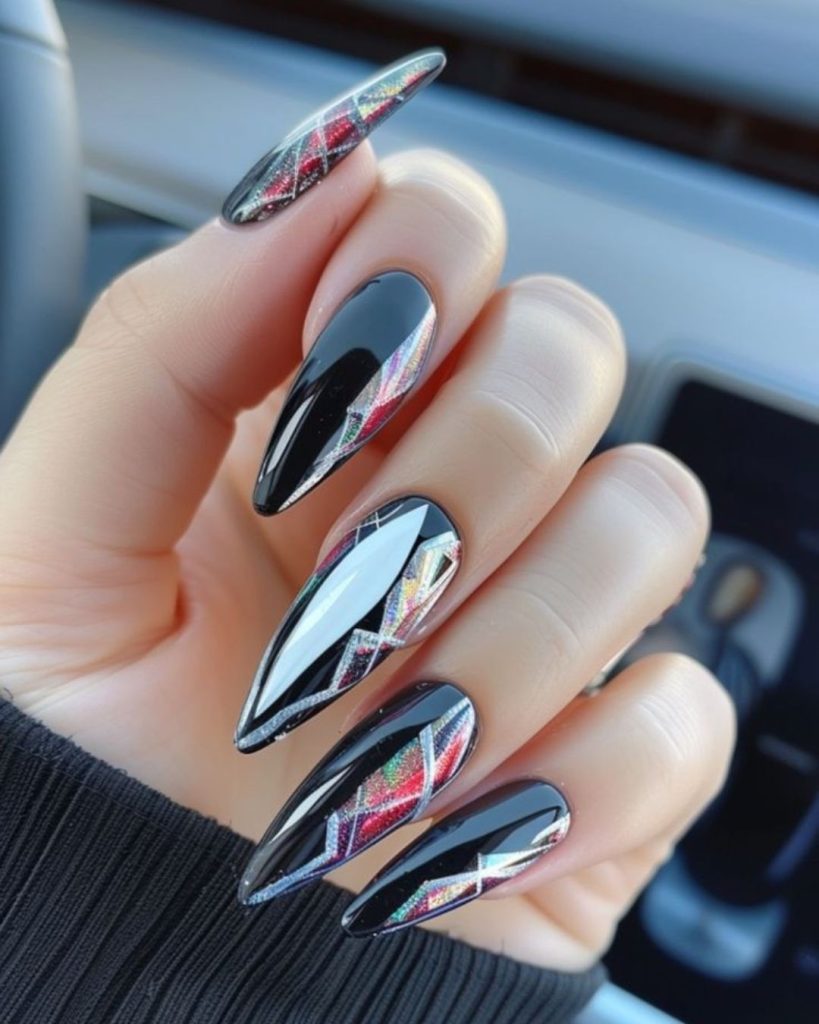 Tribal-Inspired Nail Art