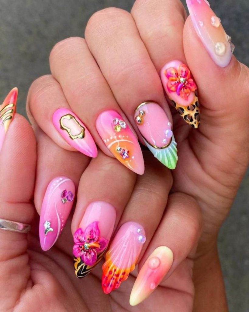 Tropical Nail Designs