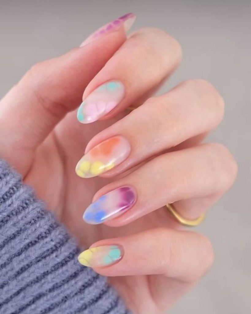 Watercolour Nail Designs