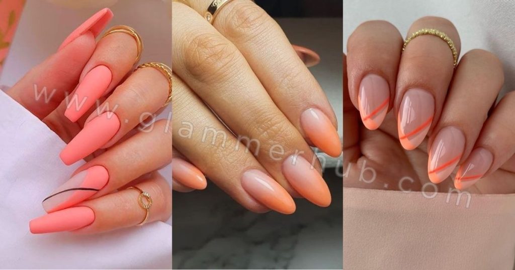 Classic, Ombre, and French nail design