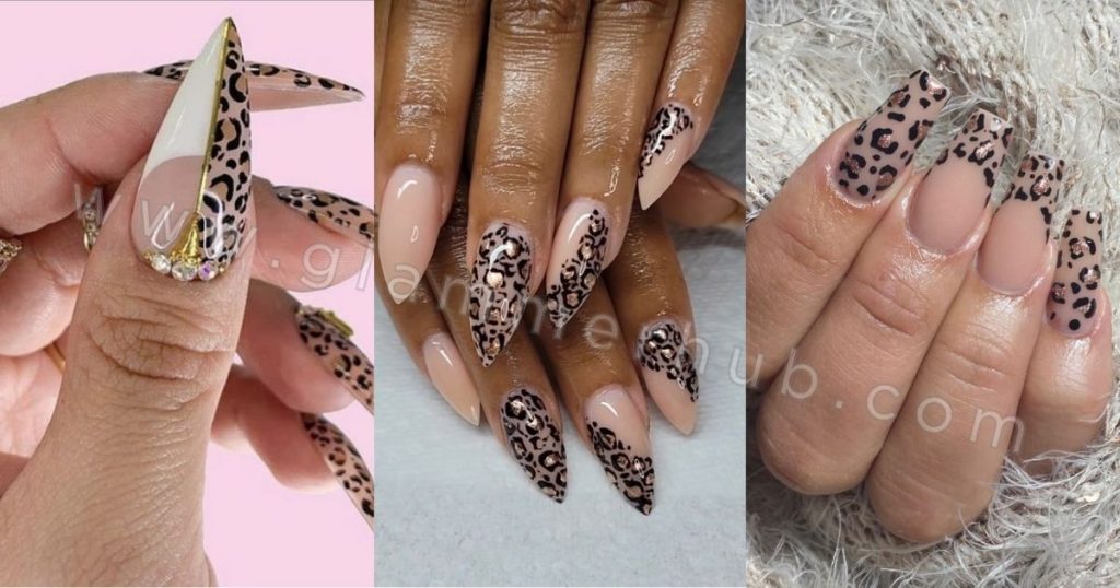 Nude Shades for Cheetah Print Nails