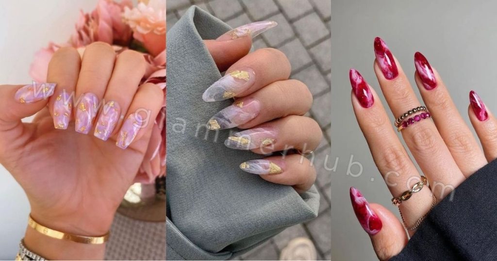 Classic Marble Nail Designs