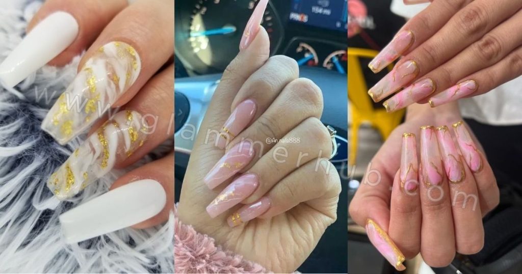 Luxurious Marble Nail Designs