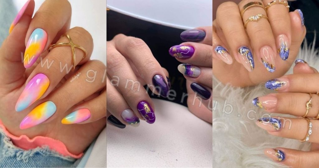 Marble Nail Designs for Unique look