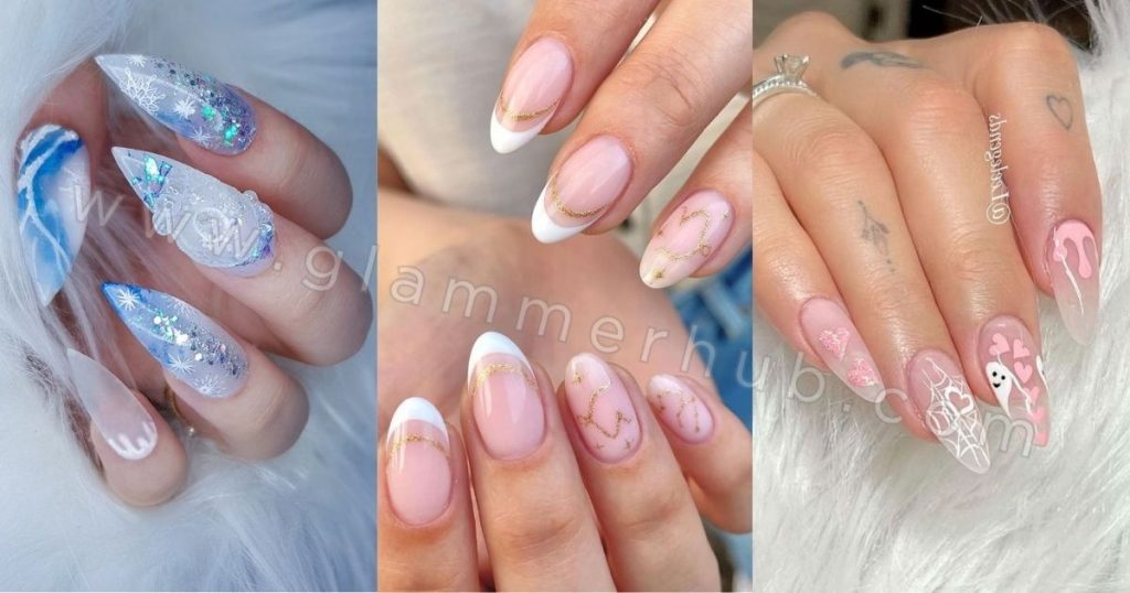 Winter White Nail Inspo